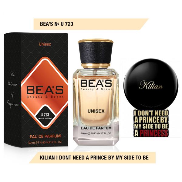 Beas U723 Kilian I Dont Need A Prince By My Side To Be edp 50 ml, Unisex Perfume Beas U723 inspired by Kilian I Dont Need A Prince By My Side To Be